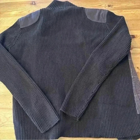 LRL Lauren Jeans Co by Ralph Lauren zip up sweater/jacket tweed women L - Picture 3 of 6